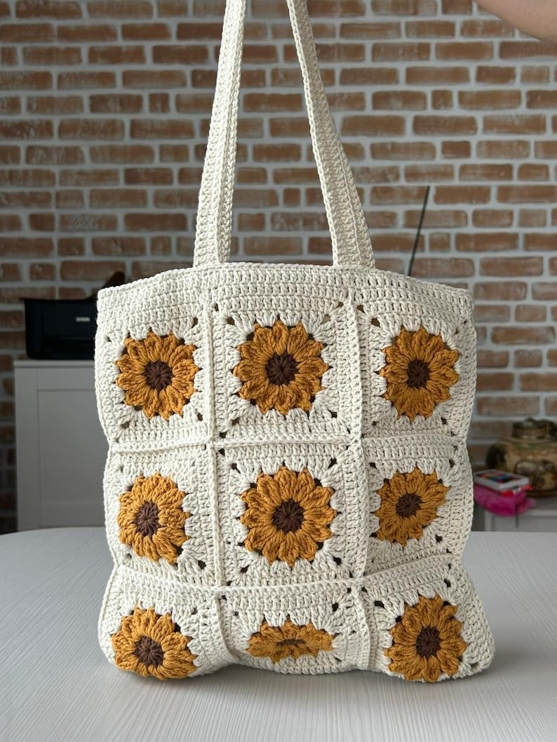 Vintage Style Bohemian Shopping Bag
