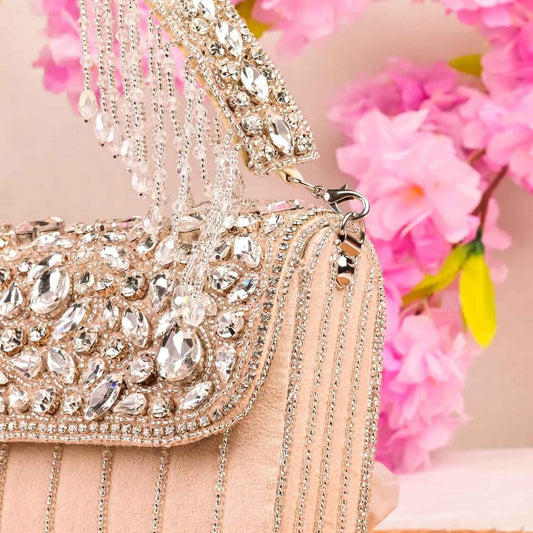 Crystal Embellished Handbag