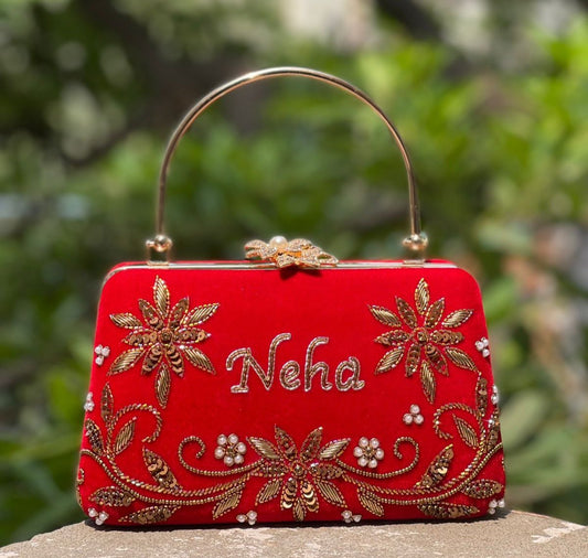 Bridal Custom Clutch Bag